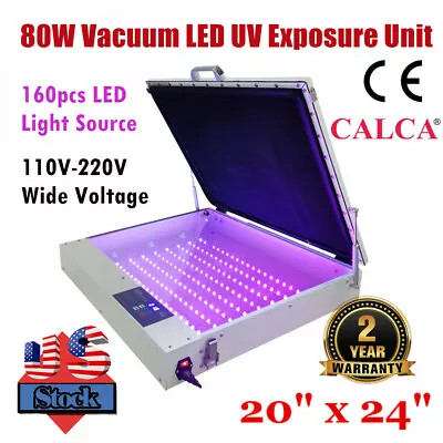 $608.18 • Buy CALCA Vacuum LED UV Exposure Unit Tabletop Precise 20  X 24  Screen Printing