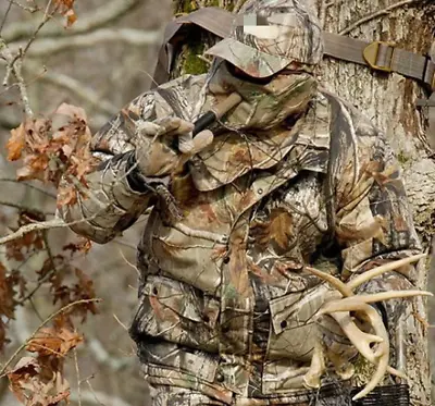 Men Breathable Camouflage Hunting Clothes Tactical Ghillie Suit Jacket Pants Set • $111.52