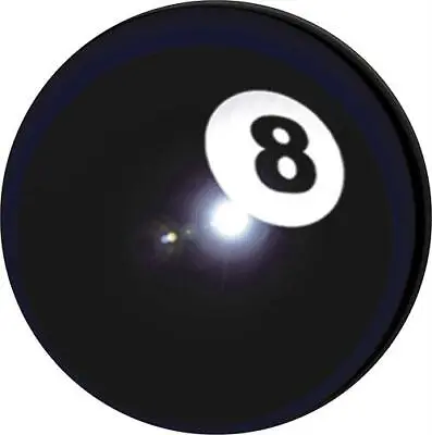 8-Ball - Round Sticker - 2 1/2  Round • $6.99