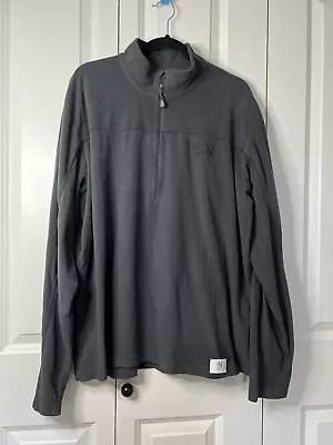 Mountain Hardwear Men's Black 1/4 Zip Fleece Pullover Jacket 2XL • $25