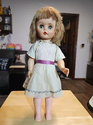 17  Vintage Hard Plastic Jointed Girl Baby Doll Germany? • $15