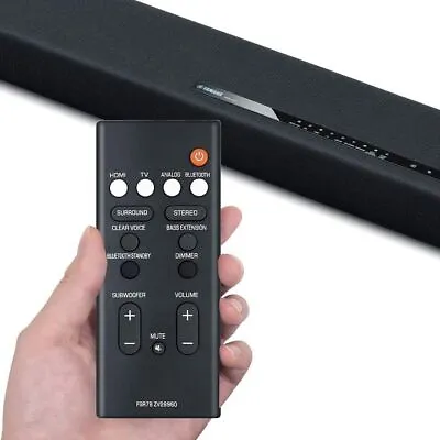 Audio Speaker Soundbar Remote Control For YAMAHA YAS-106 107 207 FSR78 ZV28960 • $19.83