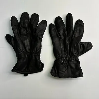 Mens 3M Thinsulate 40 Gram Thermal Insulated Fleece Lined Winter Leather Gloves • $17.49