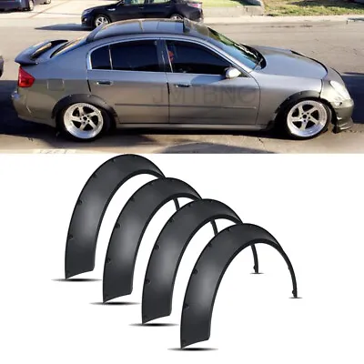 For Infiniti G35 G37 Coupe Sedan Fender Flares Extra Wide Body Kit Wheel Arches • $99.39