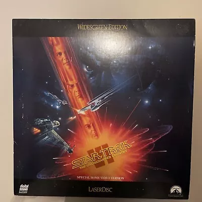 STAR TREK VI The Undiscovered Country Laserdisc William Shatner VG • $40