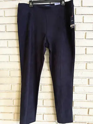 Izod Classic Must Have Soft Velvet Womens  Pull On Pants Sz. XL NWT • $32