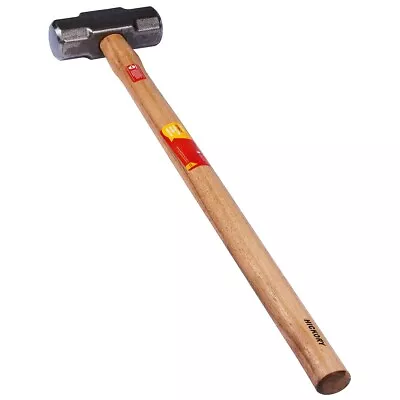 SLEDGE HAMMER 3.2KG 7lb LUMP WITH HICKORY SHAFT HANDLE A1900 • £19.99