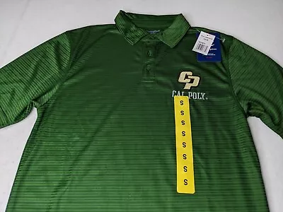 Cal Poly Mustangs Polo Shirt Mens Small Embroidered Champions Short Sleeve • $14.99
