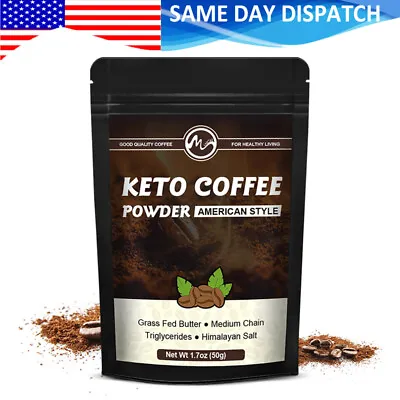 50g Keto Coffee Powder - Weight Loss Burn Fat Soft Drinks Appetite Suppressant • $11.39