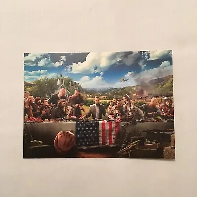 Far Cry 5 Postcard The Culte Promo Gamescom 2017 Official  NEW  RARE  • £4.90