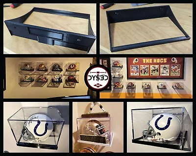 Mini Helmet UV Case Wall Display Holder (Case NOT INCLUDED) • $15