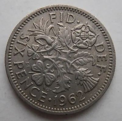 1962 Sixpence • £1.29