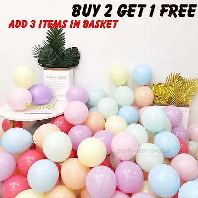 £2.29 • Buy 5  10  12  Inch Small Pastel Latex Balloons WHOLESALE Party Birthday 100 Wedding
