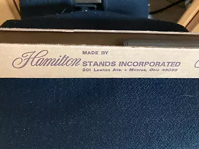 HAMILTON FOLDING MUSIC STAND No. 400-N Lutrin - W/Box EUC • $8.99