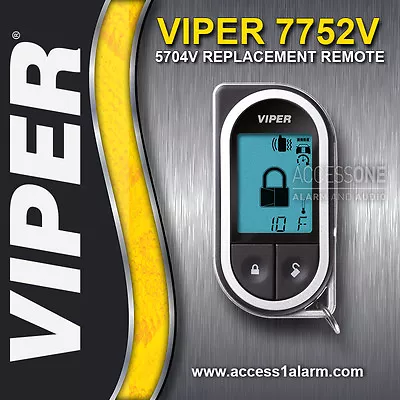 Viper 7752V 2-Way LCD Replacement Remote Control Transmitter For Viper 5704V • $169.99