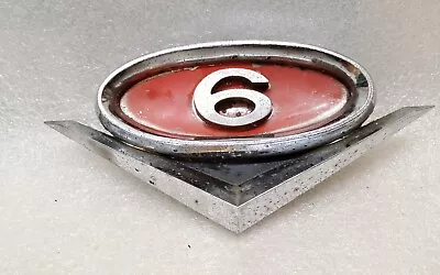 1960s Vintage GM GMC Chevy V6 Fender Emblem #2484679 • $49.99