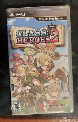 Class Of Heroes 2 - PSP - Brand New Original Limited Sealed Free Shipping • $90