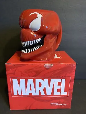 Marvel Carnage 16 OZ Molded Coffee Mug Red Spider-Man Collectible Comic Venom • $9.99