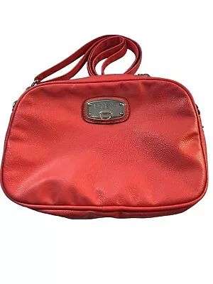 Rosetti Coral Color Pebbled Faux Leather Adjustable Strap Crossbody Purse NWT • $33.72