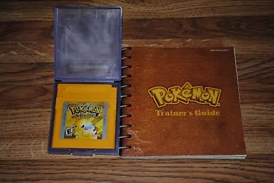 Pokemon Yellow Version (Nintendo Game Boy Color 2000) With Manual • $64.99