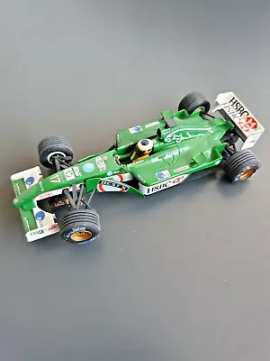 Scalextric SCX Jaguar F-1 Slot Car Racing - Pedro De La Rosa #17 • £40