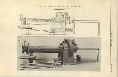 £10 • Buy 1920 New Quick Return Broaching Machine Vickers Barrow