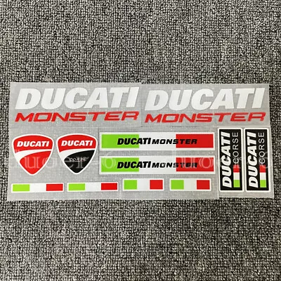 30CM Motorcycle Emblem Decals For Ducati MONSTER Reflective Bike Badge Stickers • $12.90