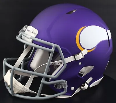 MINNESOTA VIKINGS NFL Riddell SPEED Full Size Authentic Football Helmet • $299.99