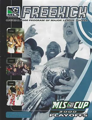 2000 MLS Cup Major League Soccer Playoffs Program - MLS • $1.66