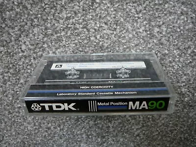 TDK MA C90 Cassette Tape 1980s Vintage VGC • £19