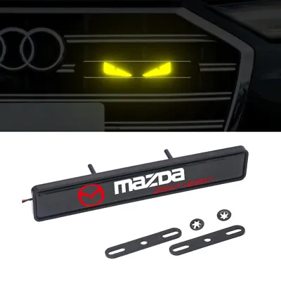 With LED Light Car Front Grille Emblem Badge Stickers For Mazda 2 3 6 CX-3 Axela • $17.13