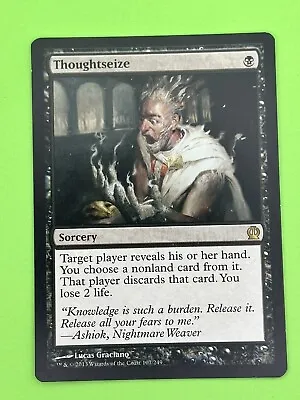 MTG Thoughtseize NM Theros Rare Black Never Played • $11.99