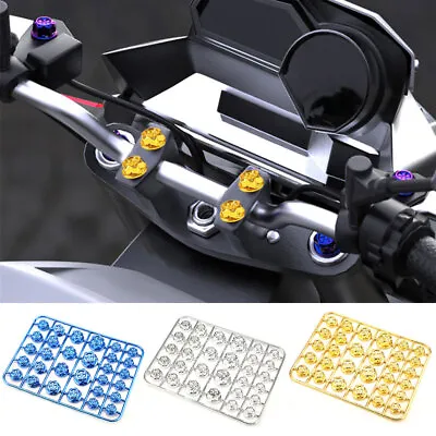 Universal Accessories Plastic Plastic Motorcycle Engine Screw Nut Bolt Cap Cover • $7.28