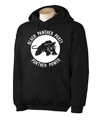 BLACK PANTHER PEOPLE'S PARTY HOODY - Malcolm X Hip Hop T-Shirt - Sizes S To XXL • $55.31