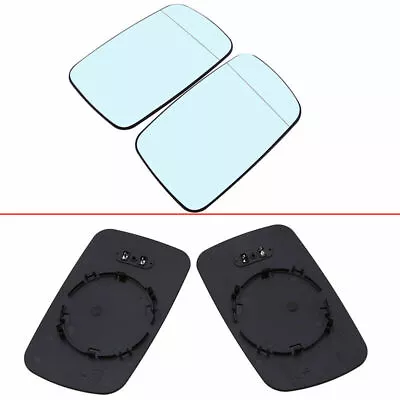 Pair Heated Mirror Glass For BMW 5 / 7 Series E38 E39 Sedan Wagon • $33.05