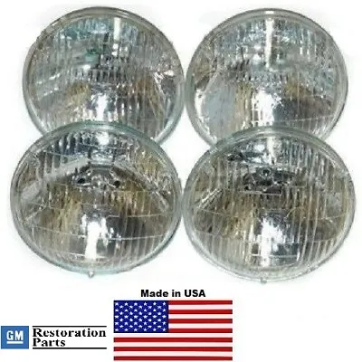 1960-1967 GM Cars T-3 / T3 Headlamp / Light Set Of 4 Bulbs  60-67    Guide Bulb • $140