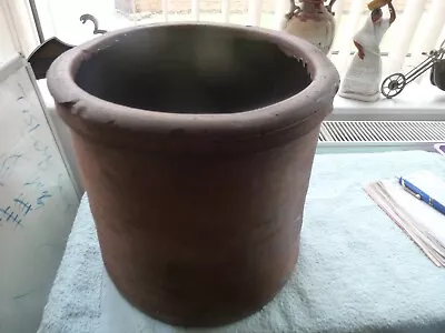 Terra Cotta Chimney Style Jardiniere Planter Plants Flowers 11  Diam 11.5  High • £39.95