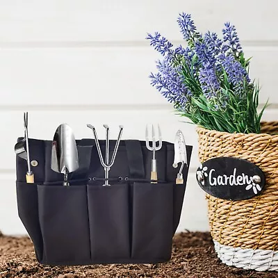 Waterproof Garden DIY Tool Bag With 5 Pockets Durable Tote Organizer Storage Kit • £9.99