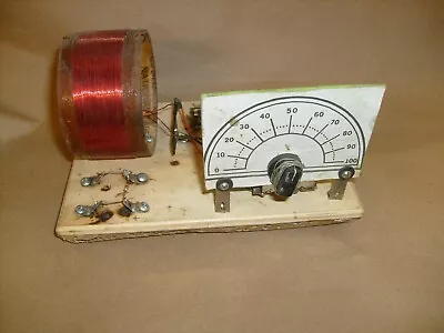 Vintage Coil Unit With  Aerial Tuning Tape Roll   From Crystal Radio Builder  • $97.50
