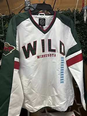 NHL Minnesota Wild Pullover Jacket NWT Large • $31.97