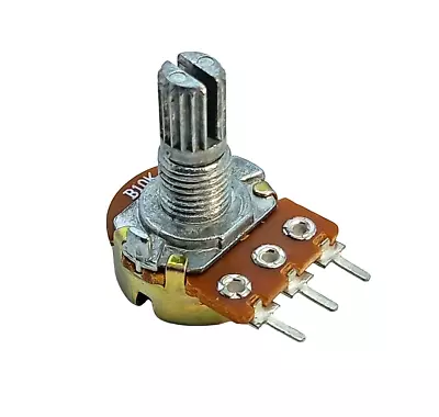 10k Potentiometer B10K Carbon Taper Linear 15mm - 6mm Split Shaft - Qty 5pcs • £4.75