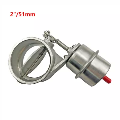 2 /51mm Exhaust Control Valve Vacuum Actuator Open Style Cutout Downpipe Steel • $70.83