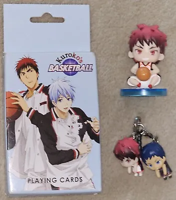 Rare Taiga Kagami Kuroko No Basket Anime Mini Figure/Playing Cards/Dual Keychain • $16.99