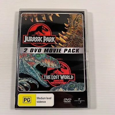 Jurassic Park Double Pack (DVD 1993) Sam Neill Laura Dern Region 4 • $5.75