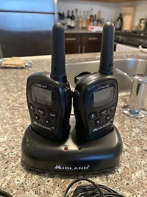 Midland LXT500PA Xtra Talk Two Way Radio 2 Pack W/ Charger W/ Surveillances • $40