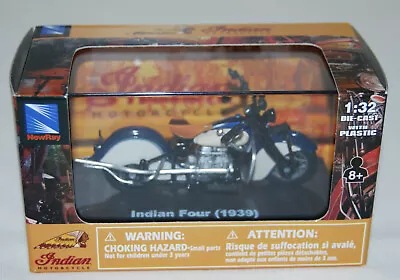 New New-Ray Replica Indian Motorcycle Model Four 1939 1:32 Diecast With Plastic • $17.10