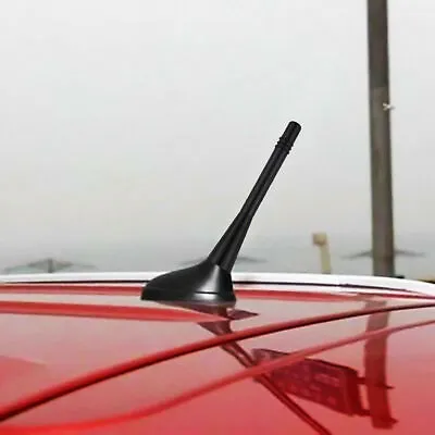 Vehicle Car Short Stubby Antenna Aerial AM/FM Radio Mast W/ Bolt Set Accessories • £4.20