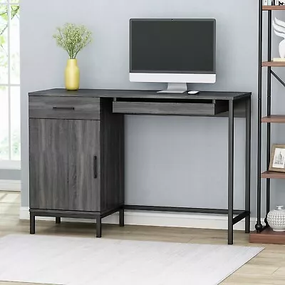 Jeanie Contemporary Faux Wood Computer Desk • $75.17