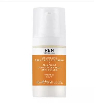 REN Clean Skincare Brightening Dark Circle Eye Cream 0.5 Fl Oz/15 Ml - VEGAN NIB • $34.99