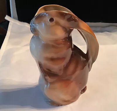 Royal Bayreuth￼￼ Cream Pitcher 4 1/4 Inch Handled RABBIT Adorable Creamer • $490